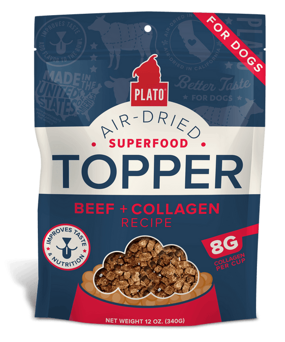 Plato Beef & Collagen Food Topper Recipe For Dogs (5.5 oz)