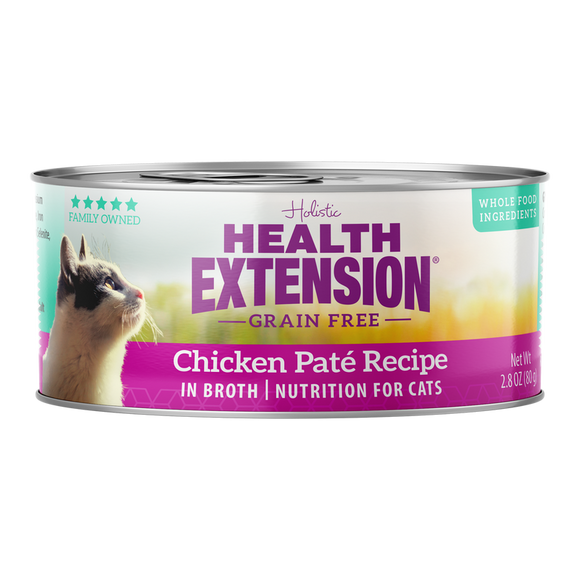 Health Extension Grain-Free Chicken Paté Recipe Canned Cat Food
