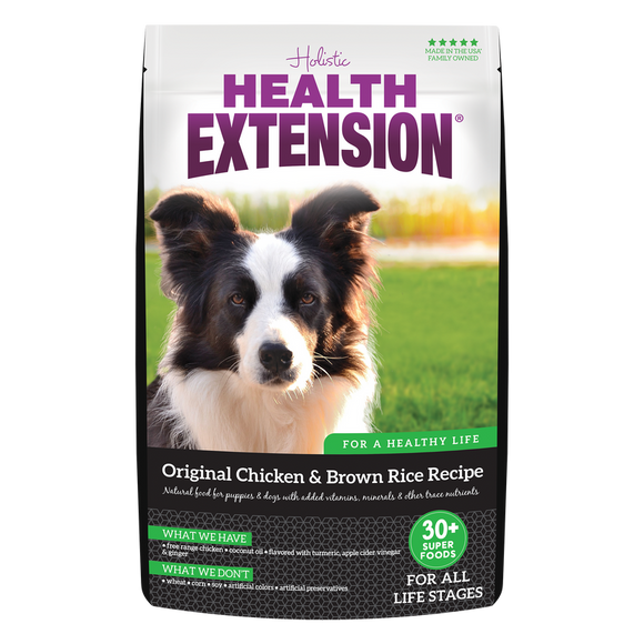 Health Extension Original Chicken & Brown Rice Recipe Dry Dog Food (1 LB)