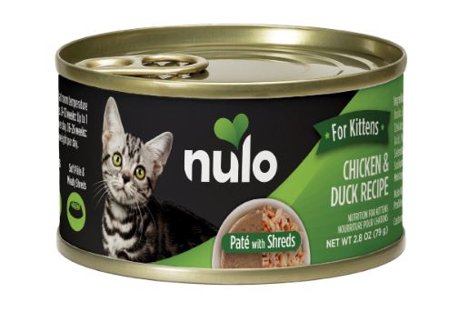 Nulo Pate with Shreds Chicken & Duck Wet Kitten Food (2.8 oz)
