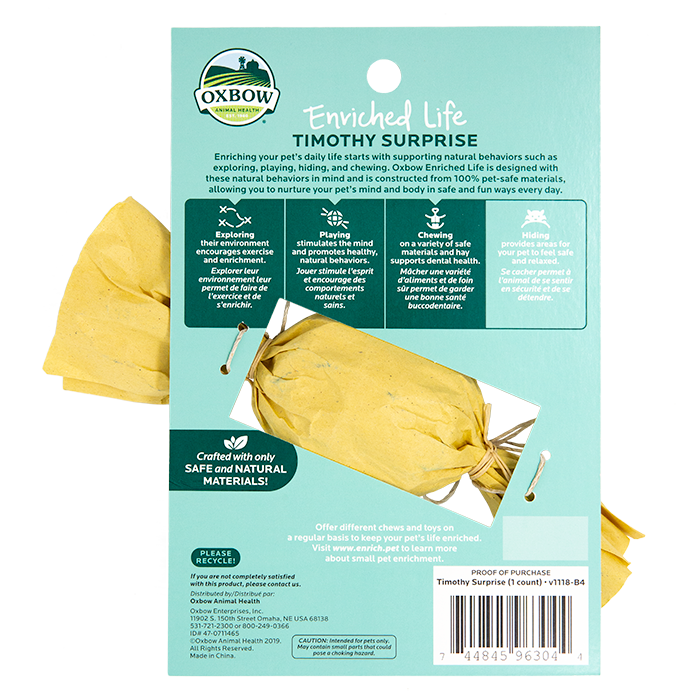 Oxbow Animal Health Enriched Life Timothy Surprise The Animal House