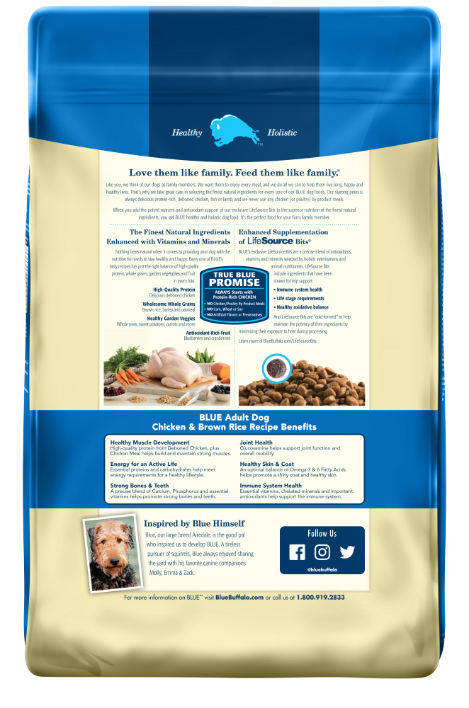 Blue Buffalo Life Protection Natural Chicken Brown Rice Recipe