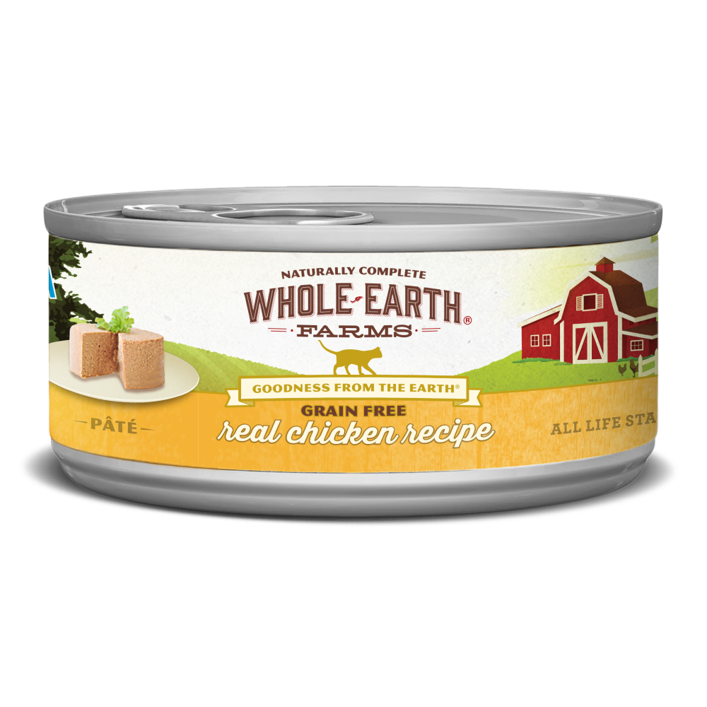 Whole earth farms chicken cat food best sale