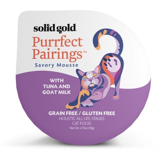 Solid Gold Grain Free Purrfect Pairings Tuna Goat Milk Savory