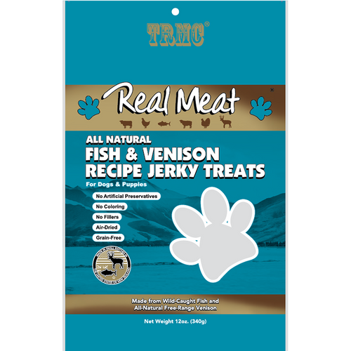 The Real Meat Company Real Meat Dog Treats Fish & Venison Jerky