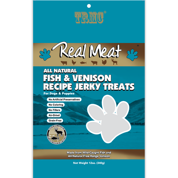 The Real Meat Company Real Meat Dog Treats Fish & Venison Jerky