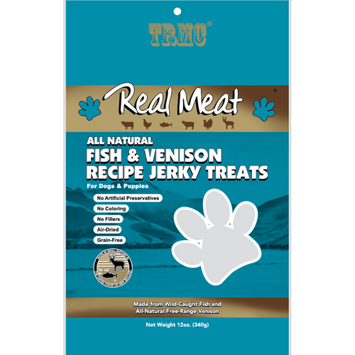 The Real Meat Company Real Meat Dog Treats Fish & Venison Jerky