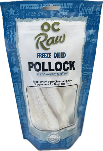 OC Raw Dog OC Raw Freeze Dried Pollock for Dogs and Cats