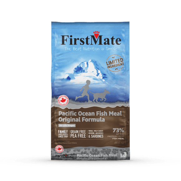 FirstMate Pet Foods Limited Ingredient Pacific Ocean Fish Meal – Original Formula (5 lb)