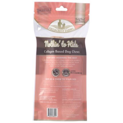 Nothin’ To Hide Small Roll 5″ Salmon 2pk Dog Treats