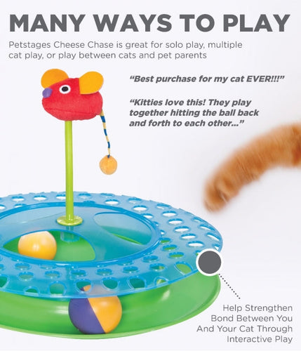 Petstages Cheese Chase (Blue)