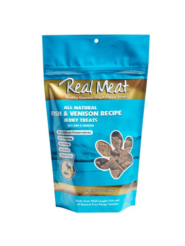 The Real Meat Company Real Meat Dog Treats Fish & Venison Jerky