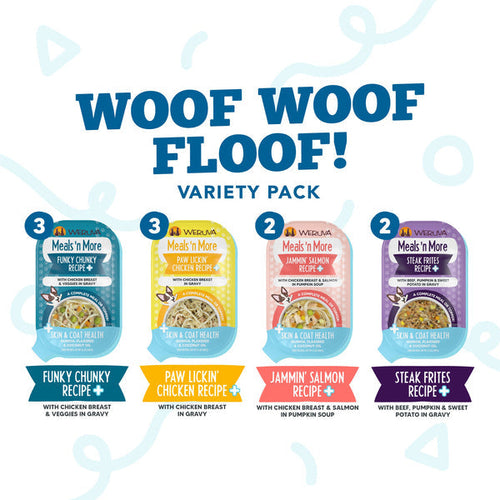 Weruva Meals 'n More Woof Woof Floof! Variety Pack Wet Dog Food