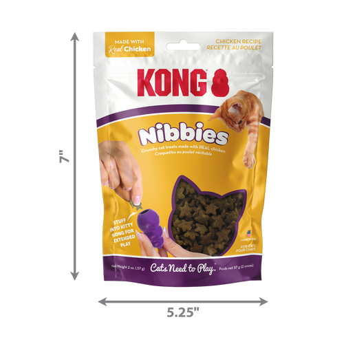 KONG Nibbies Cat Chicken Cat Treats