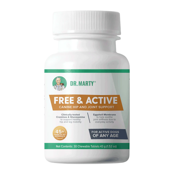 Dr. Marty Free & Active  Hip and Joint Support Chewable Tablet