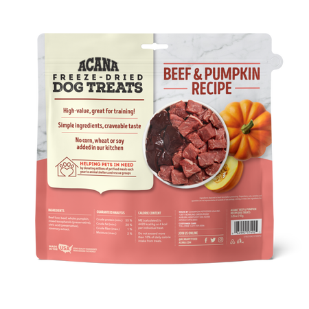ACANA Beef & Pumpkin Freeze-Dried Treats