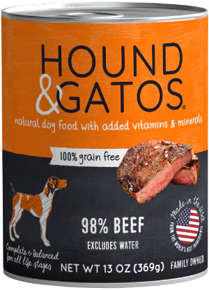 Hound & Gatos Beef Wet Dog Food