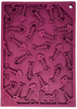 SodaPup Fishy Design Emat Enrichment Lick Mat (Small 5” X 7” X 0.25” thick)