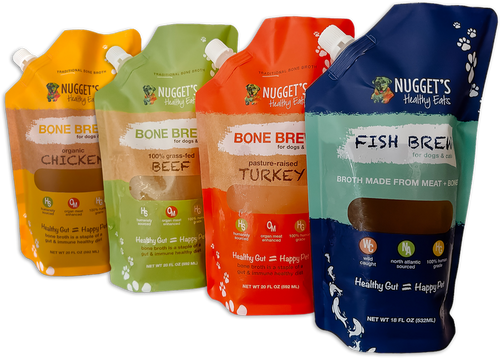 Nugget's Healthy Eats Frozen Bone Broth (Fish 18 oz)