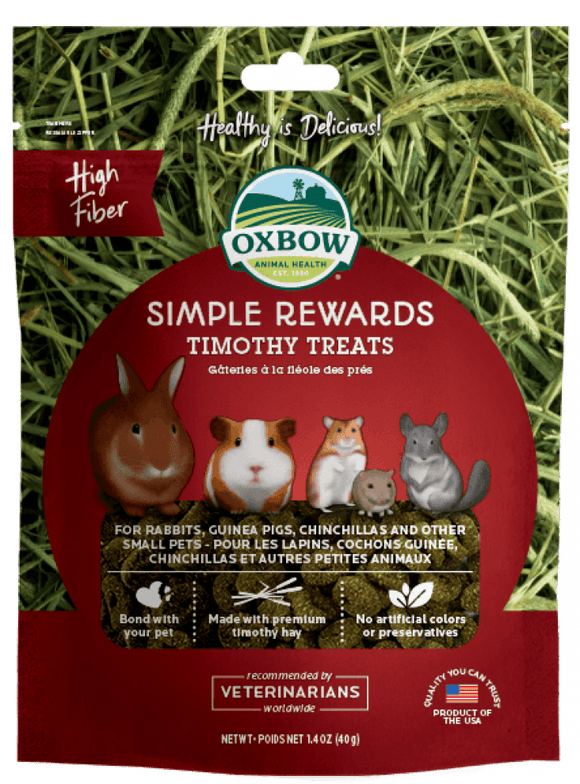 Oxbow Simple Rewards Timothy Treats (1.4 Oz)