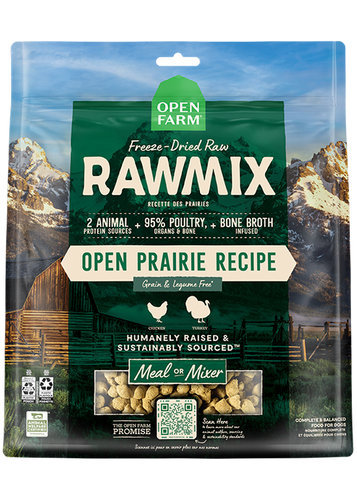 Open Farm RawMix Open Prairie Freeze Dried Raw Recipe for Dogs (13.5 oz)