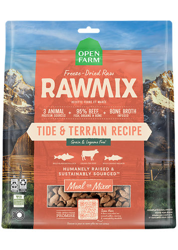 Open Farm RawMix Tide & Terrain Freeze Dried Raw Recipe for Dogs (13.5 oz)