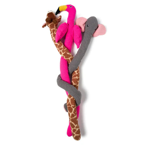 Fabdog Twisty Giraffe Dog Toy