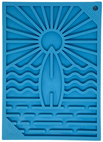 SodaPup Surf's Up Design Emat Enrichment Lick Mat