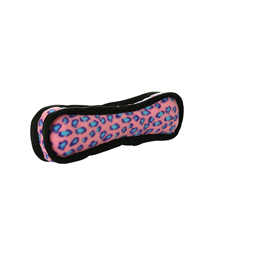 Tuffy® Ultimate Bone Pink Leopard Dog Toy (Pink Leopard)