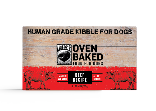 Wet Noses Oven Baked Food Kibble for Dogs - Beef