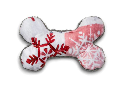 West Paw Merry Bone Winter Dog Toy