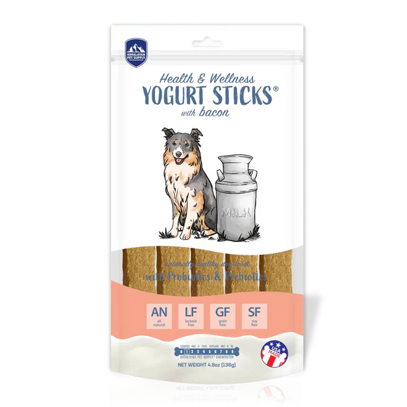 Himalayan Pet Supply Health and Wellness Yogurt Sticks Bacon (4.8 oz)