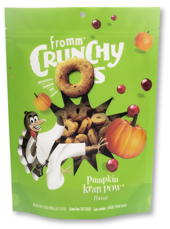 Fromm Crunchy O's Pumpkin Kran POW® Flavor Dog Treats (26-oz)