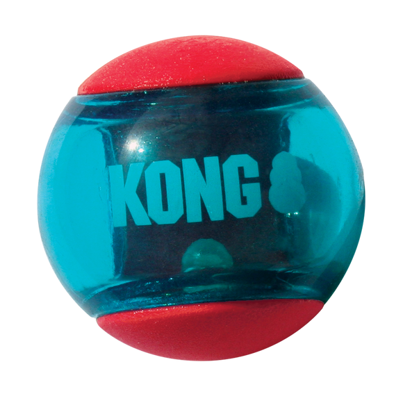 Kong Squeezz Action Ball Red Dog Toy (Medium)