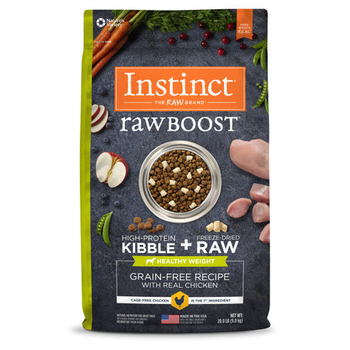 Nature's Variety Instinct Raw Boost Healthy Weight Chicken Rexipe Dry Dog Food