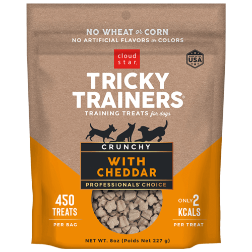 Cloud Star Tricky Trainers Crunchy with Cheddar Dog Treats (12 oz)