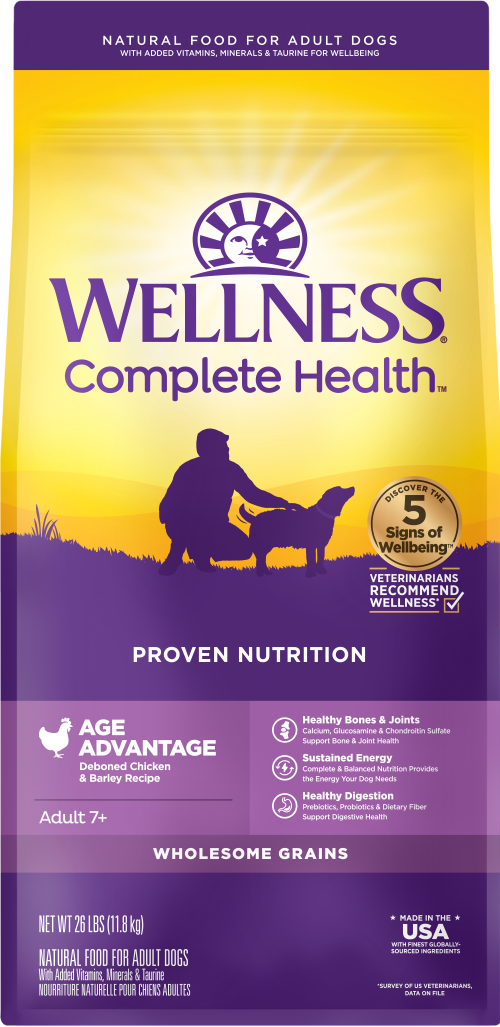 Wellness Complete Health Grained Age Advantage Deboned Chicken & Barley Recipe Dry Dog Food