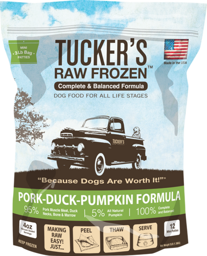 Tucker's Frozen GF Pork Duck (20lb)