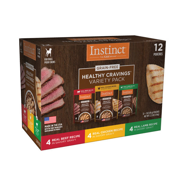 Nature's Variety Instinct Healthy Cravings Variety Pack Wet Dog Food Topper