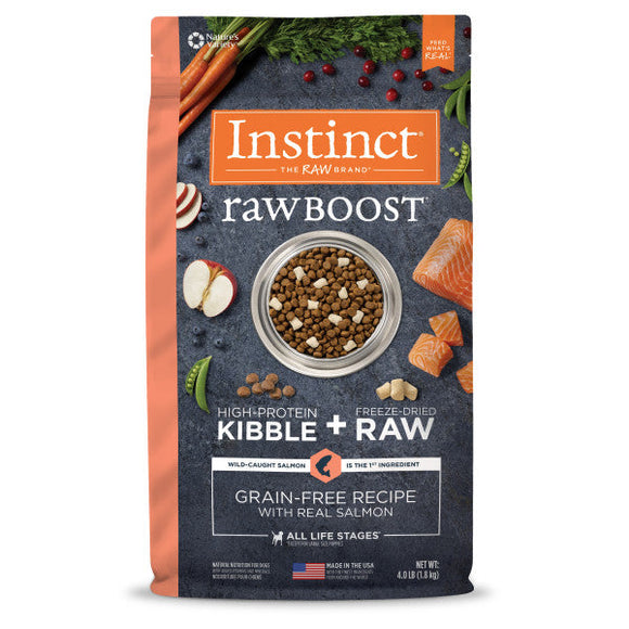 Nature's Variety Instinct Raw Boost Salmon Recipe Dry Dog Food