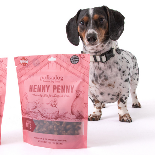 Polkadog Henny Penny Chicken & Cranberry Recipe Dog Treats (7 oz)