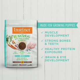 Nature's Variety Instinct Be Natural Puppy Chicken & Brown Rice Recipe Dry Dog Food