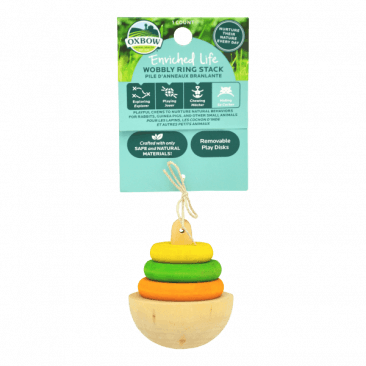 Oxbow Animal Health Enriched Life - Wobbly Ring Stack