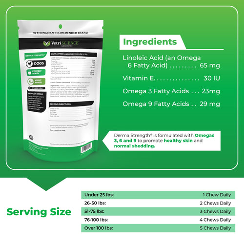 VetriScience Derma Strength™ Dog Chews