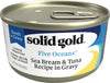 Solid Gold Five Oceans Grain Free Sea Bream & Tuna Recipe in Gravy Canned Cat Food