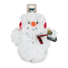 Tall Tails Real Feel Fluffy Snowman with Squeaker Dog Toy