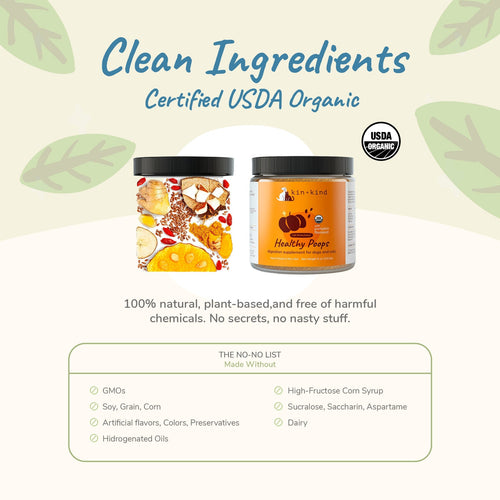 Kin + Kind Organic Healthy Poops Supplement