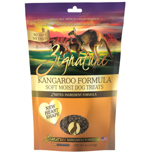 Zignature Kangaroo Soft Moist Treats for Dogs