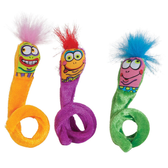 Petmate Fat Cat Classic Springy Worms Cat Toy