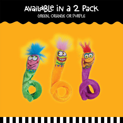 Petmate Fat Cat Classic Springy Worms Cat Toy